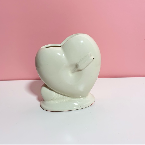 Vintage heart shaped vase - Picture 3 of 6